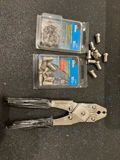 Coax crimp tool, accessories and cables , View more