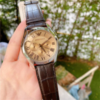 Emporio Armani Men's AR1785 Classic Brown Leather Watch