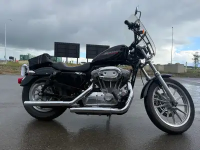 Amazing bike! Clean title. This sportster has been updated with new tires, new wheel bearings, new f...