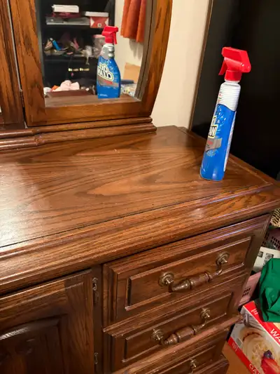 large vintage dresser with mirror, View more