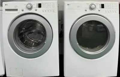 RECONDITIONED LG Washer & Dryer WM2016CW/DLE2516W W7127/D6935, View more