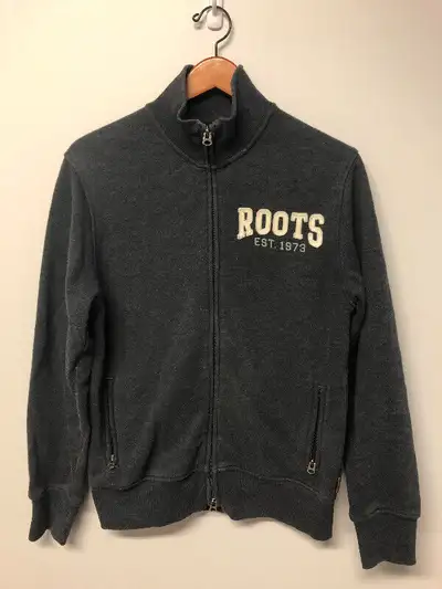 Vintage Roots navy zip sweater, View more