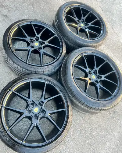 20"Savini BM14(5x114)+Pirelli- Ferrari California/458/488/FF/612/599/Granturismo Set of Four Almost...