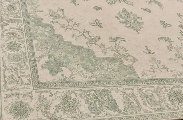 Floral Medallion Area Rug in Ivory, Sage, and Cream in Rugs, Carpets & Runners in Ottawa - Image 6