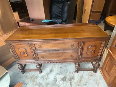 Free delivery antique Vintage Wood Sideboard Buffet, View more