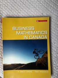 Business mathematics textbook 10th edition 