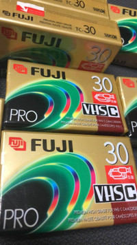 New VHS-C Fuji Pro Tape for Camcorders