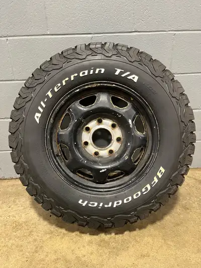 Brand New - BFGoodrich KO2 Baja Champion tire LT 245/75R17 Load range E Mounted and balanced on stee...