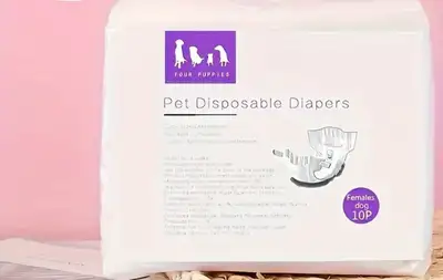 For female medium dogs. Selling a pack of dog Disposable Diapers! These are designed for female dogs...