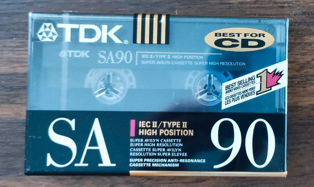 5 TDK Chrome Compact Cassettes NOS  in Other in Calgary