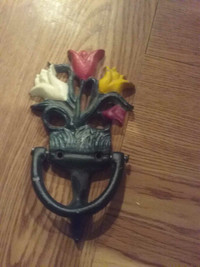 Flower door knocker