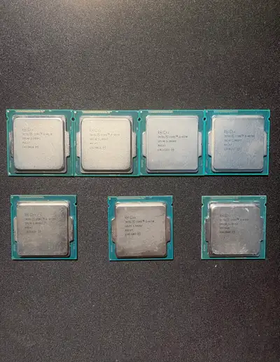 Lot de 7 processeurs Intel socket LGA1150 (4e génération), View more