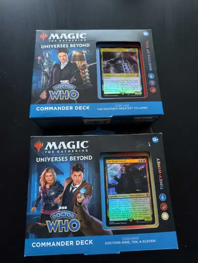 Sealed Magic The Gathering Doctor Who Commander Decks, View more