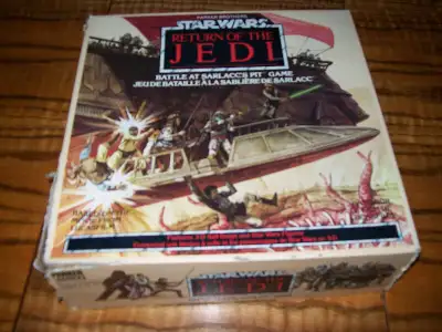 Star Wars Return Of The Jedi Board GameBattle At Sarlaccs Pit Vintage 1983 Parker Brothers Missing H...