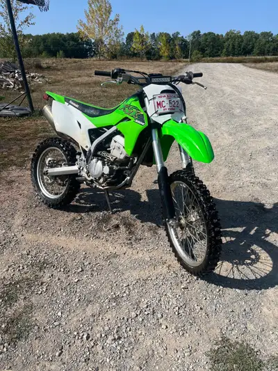 Bought this bike new Bike works good, right side plate melded in a small spot not in pictures, has p...