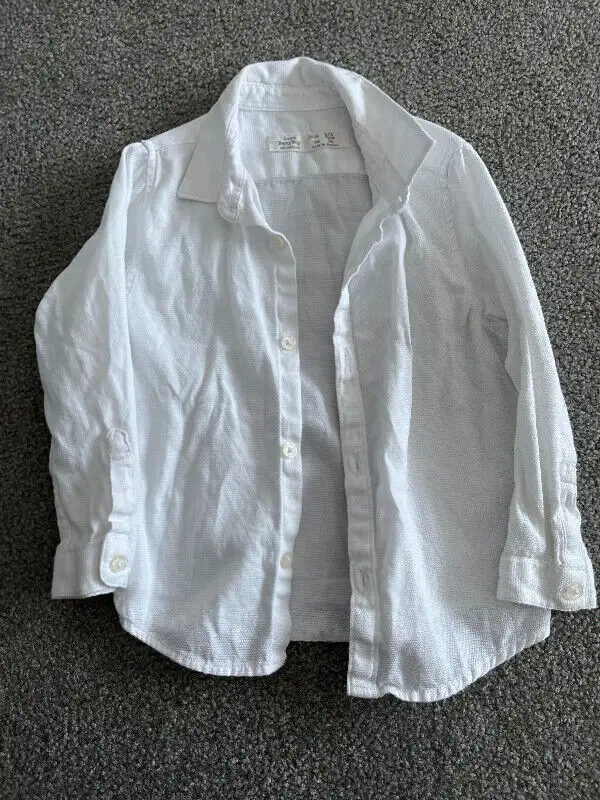 Zara kids - white dress shirt - size 2-3T in Clothing - 18-24 Months in Ottawa - Image 2
