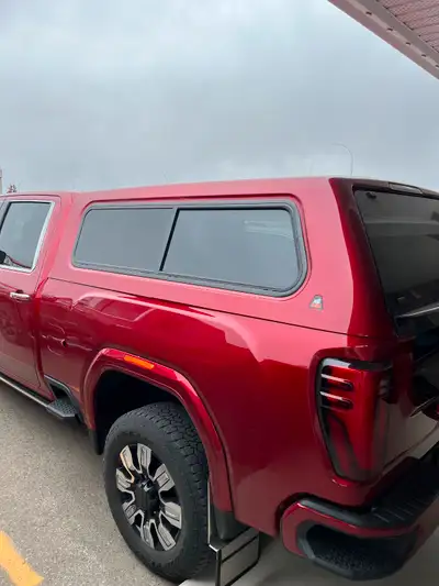 Cap-It truck topper Excellent condition Volcanic Red Tintcoat Fits 2020-2025 GMC/Chev 2500/3500 With...