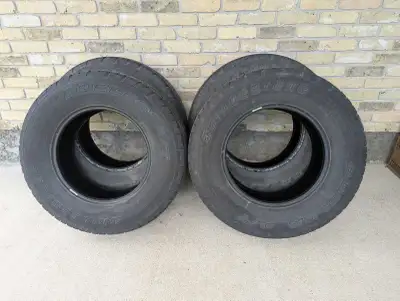 Bridgestone Dueler A/T tires, LT 265/70/17, Tire Size: Tread Depth: ~9/32. No patches or plugs. No l...