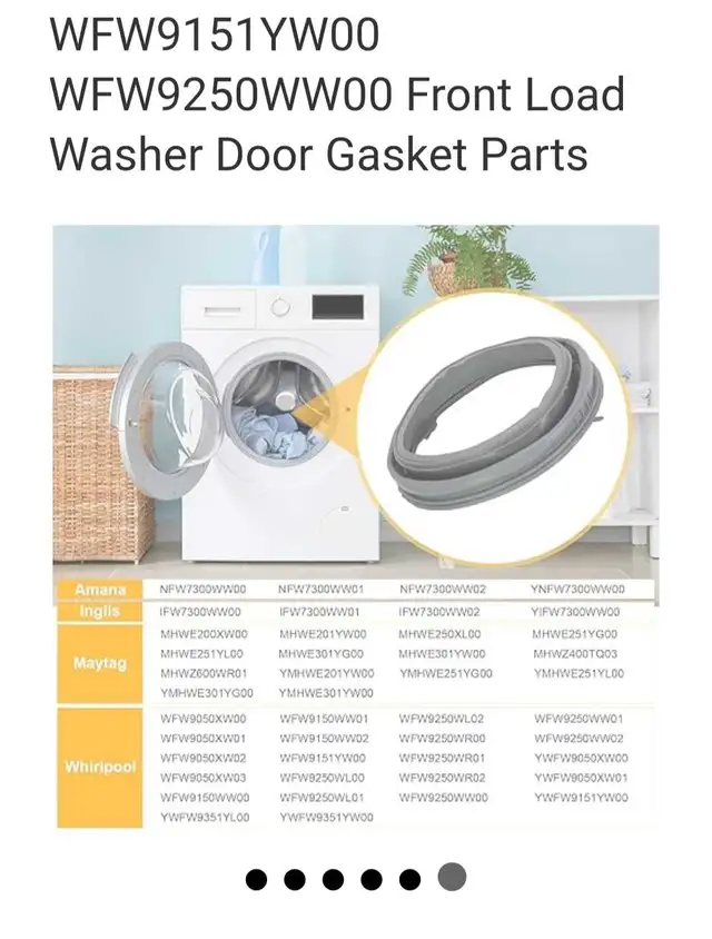 New - Washing Machine Door Gasket W10290499 in Washers & Dryers in Oakville / Halton Region - Image 4