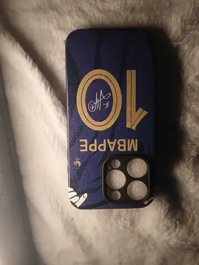 This used Mbappé iPhone case is designed to fit snugly on your phone while showcasing your love for...