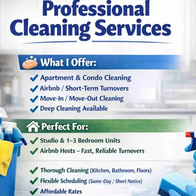 Affordable Cleaning for Apartments & Airbnb Turnovers, View more