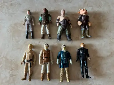 Vintage STAR WARS figures, toys Hon Solo, Rebel, View more