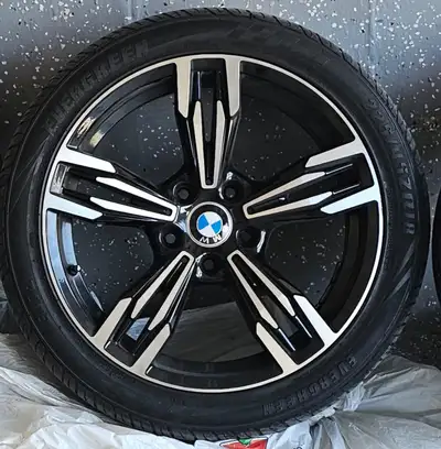 Set 4 Rims and Tires. Excellent condition. No dings or curb rashes. Center Caps are chargeable Bolt...