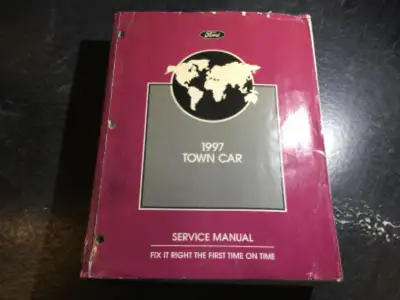 "1997 Lincoln Town Car Workshop Manual" OEM Part Number: FCS1254397 Written for Ford dealership mech...