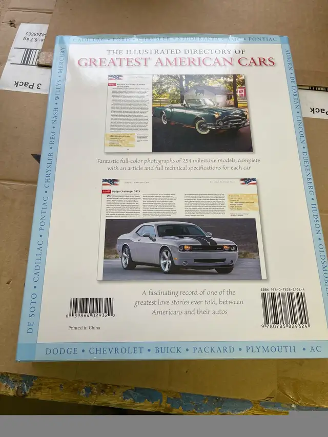 The Illustrated Directory of Greatest American Cars in Non-fiction in Edmonton - Image 3