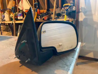 Passenger side rear view mirror for 2005 Chevrolet Silverado 1500, $60.