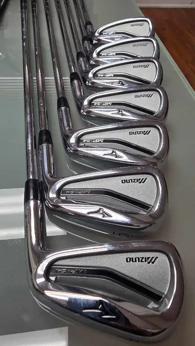 MIZUNO MP54 FORGED CHANNEL CAVITY  IRONS 4-PW IN PERFECT COND!!, View more