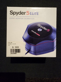Spyder 5 Elite open box never used
