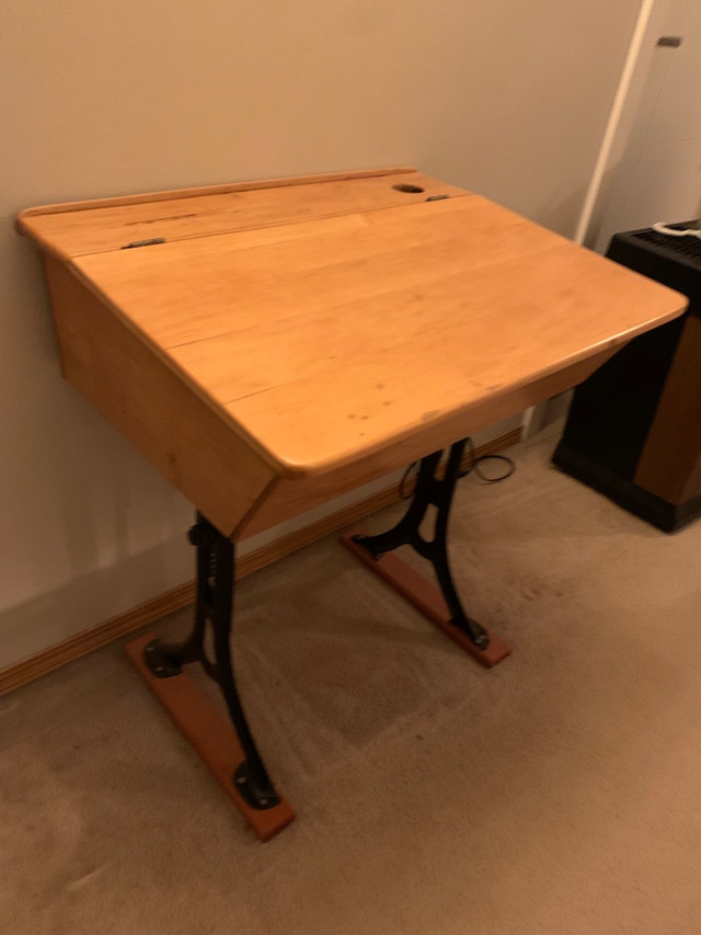 Antique school desk in Desks in Winnipeg