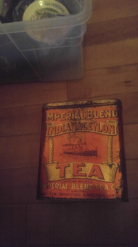 Vintage Imperial Blend Indian Ceylon Tea Tin
