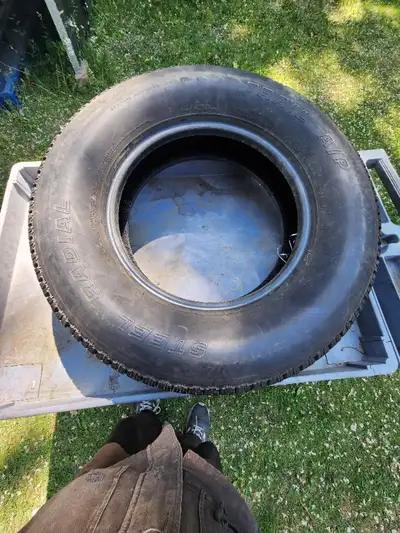 First $150 takes it. I am not looking for any offers. For sale only one Trail A/P Steel Radial Truck...