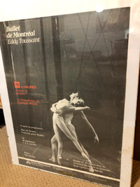 Vintage Montreal Ballet Poster-Ballet de Montreal Eddy Toussaint