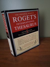Original Roget's International Thesaurus 5th Edition 1992
