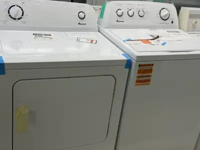 Amana washer dryer set( brand new) , View more