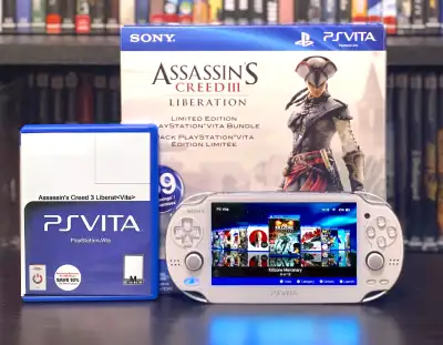 256GB Playstation PS VITA OLED WHITE PSVITA ⎮MOD 1000 + Games SD, View more