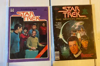 Star Trek colouring book $10 Marvel Super Special Magazine #15. $10 Take both for $15 Local pickup i...