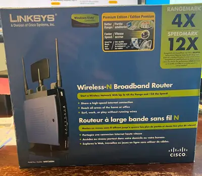 Linksys WRT300N Wireless-N Broadband Router, View more