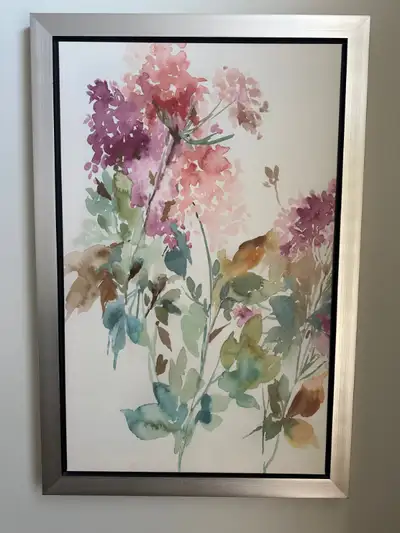 Framed Floral Print Art, View more