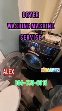 Repair dryer, washing machine. Service