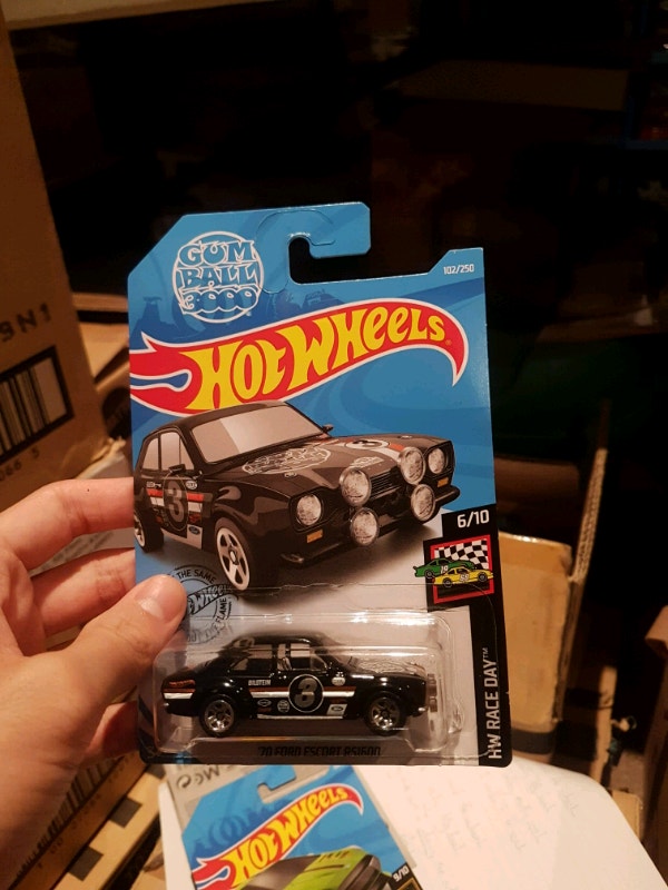 Hot wheels Gumball 3000 Rally 1970 Ford Escort RS1600 Black Arts