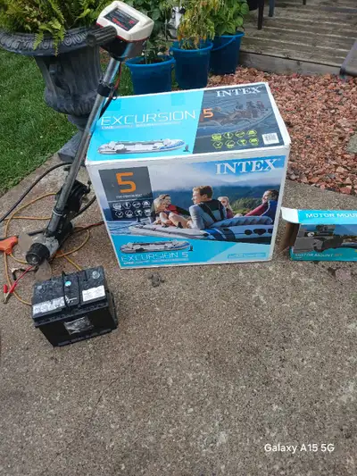 As new large light weight very comfortable stable and convenient way to get out on the water first 4...