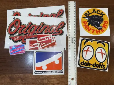 $25! Shortys’s skateboard Stickers, View more
