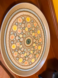 Vintage 70's Pottery Franciscan Reflections Large Platter