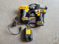 DeWalt 12V Impact, Drill/Driver, 2 Batteries and Charger