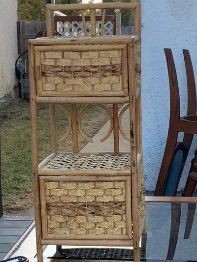 wicker 2 drawer dresser, View more