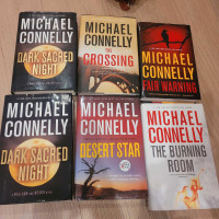 6 Michael Connelly Books 